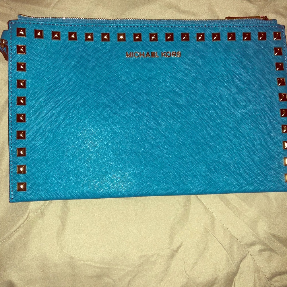 Michael Kors Studded Clutch